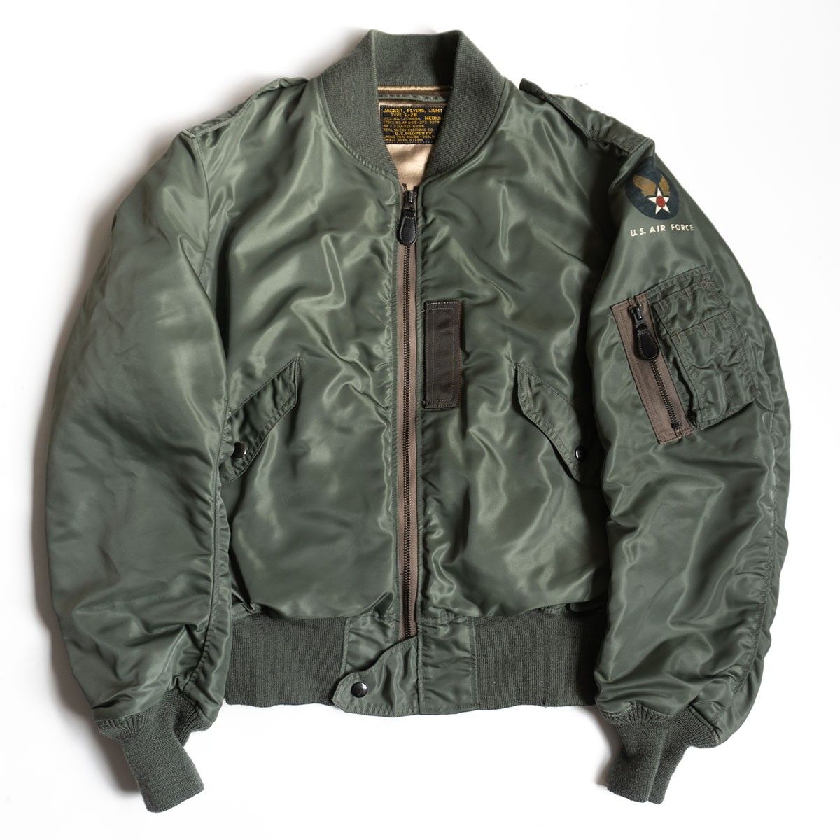 雰囲気抜群】THE REAL MCCOY'S【L-2B フライト ジャケット】M USAF