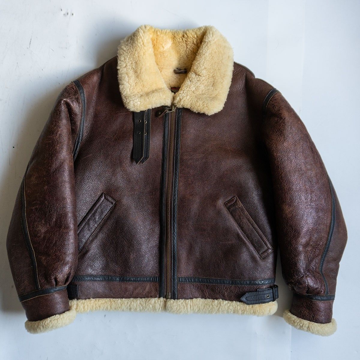 Wind Armor/本革/羊革/ムートン/B-3/フライトジャケット/M-L相当 L