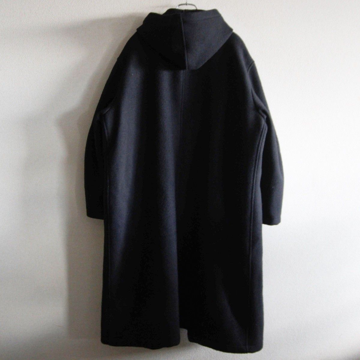 雰囲気抜群 Y s for men メルトン ウール フーデッド コート L ブラック YOHJI YAMAMOTO ワイズフォーメン 25110621