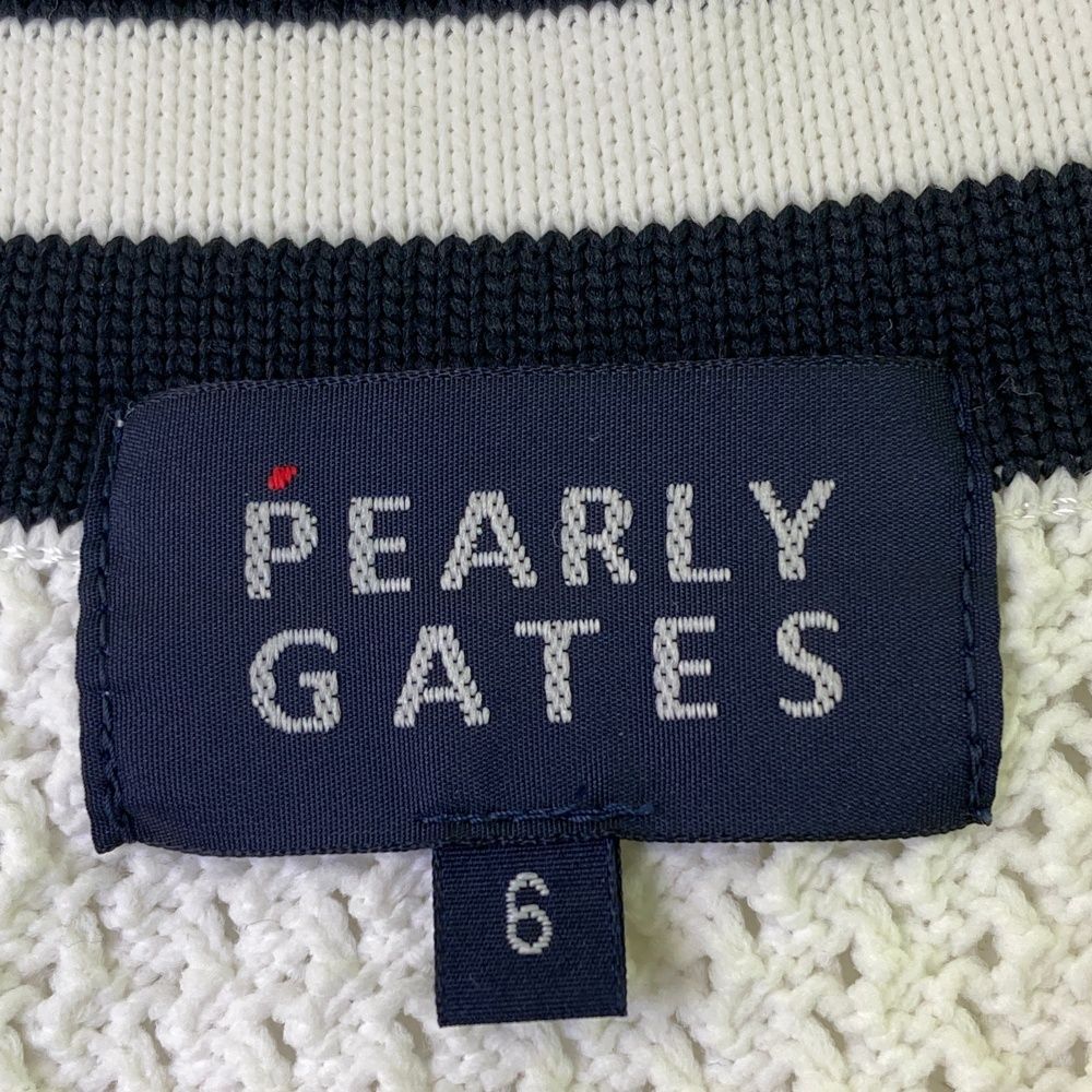 パーリーゲイツ　ベスト　サイズ6 サイズ：6 PEARLY GATES パーリーゲイツ Vネック ニットベスト