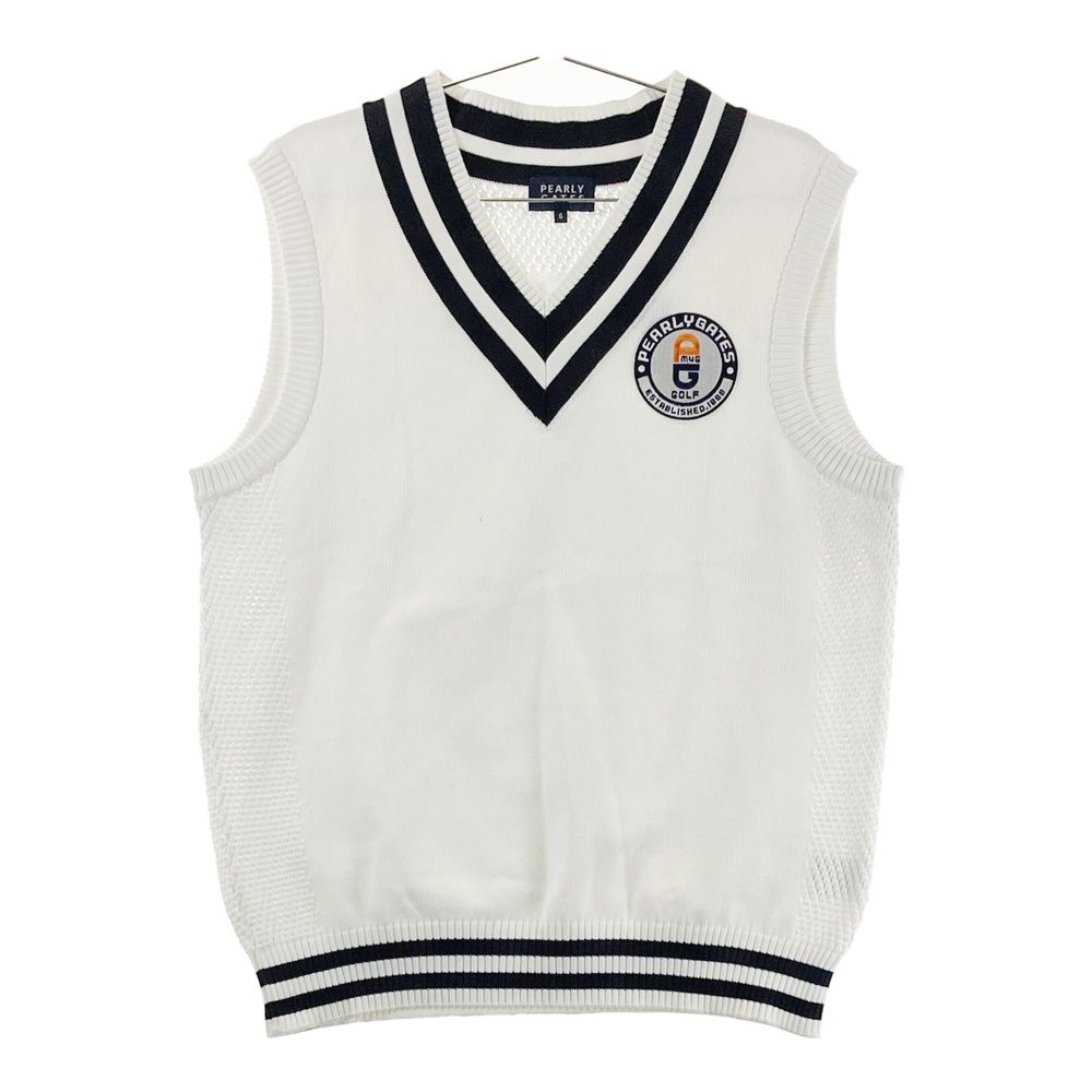 サイズ：6 PEARLY GATES パーリーゲイツ Vネック ニットベスト