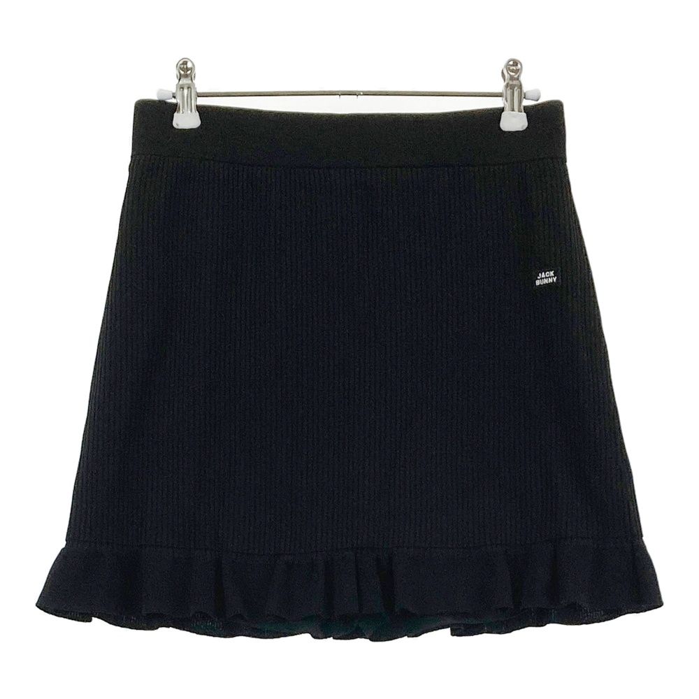 サイズ 1 JACK BUNNY ジャックバニー モデル インナー付 ニットスカート ブラック系 240101563972 ゴルフウェア レディース ストスト