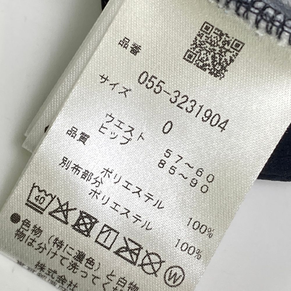  サイズ 0 PEARLY GATES パーリーゲイツ モデル ロングパンツ 千鳥 総柄 ブラック系 ゴルフウェア レディース ストスト パンツ レディースウェア