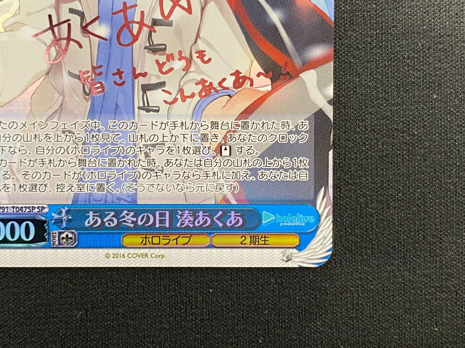 七重浜店54-1-251116】中古品 ヴァイスシュヴァルツ ある冬の日 湊