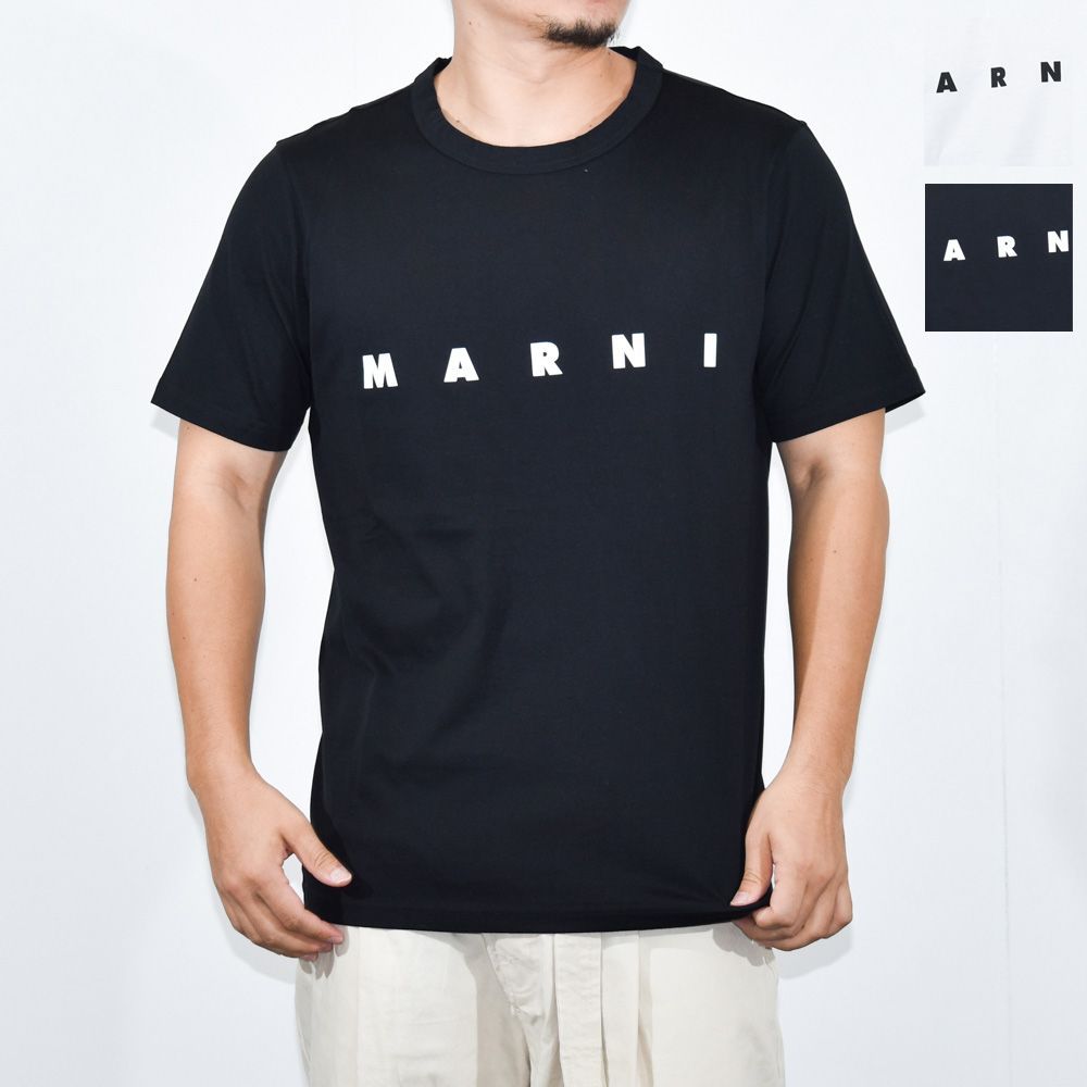 しかも送料無料 です！ マルニ Tシャツ ロゴT コットン HUMU0198OU MARNI