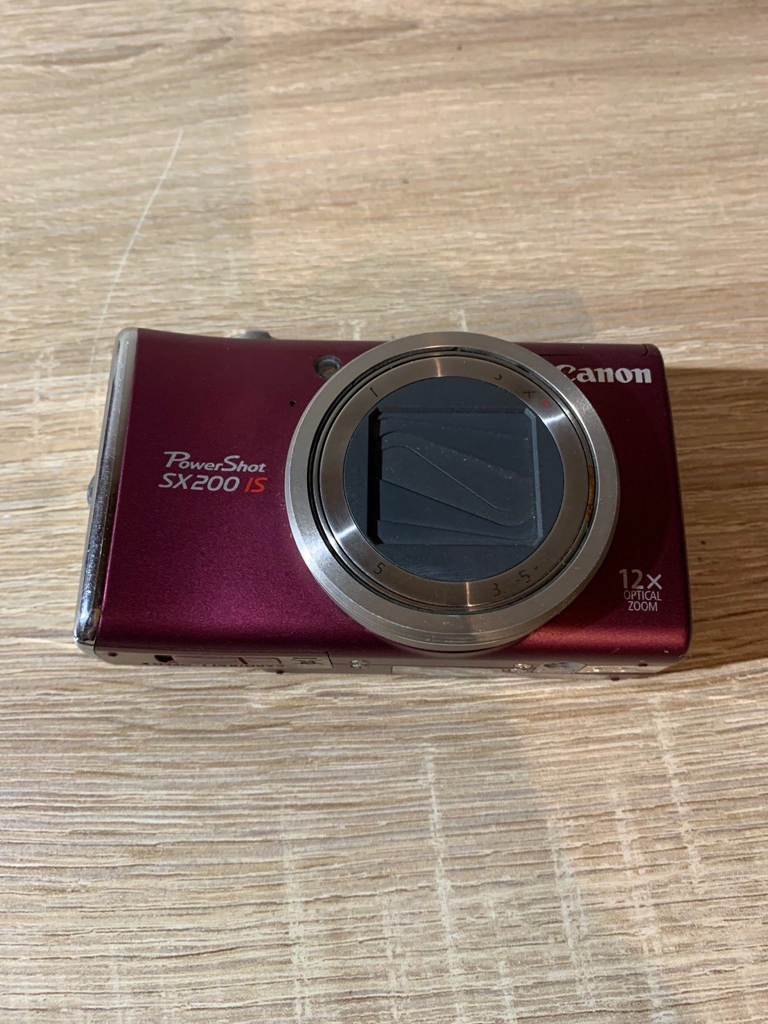 人気 6577 Canon PowerShot SX200 IS レッド デジカメ 2025年最新