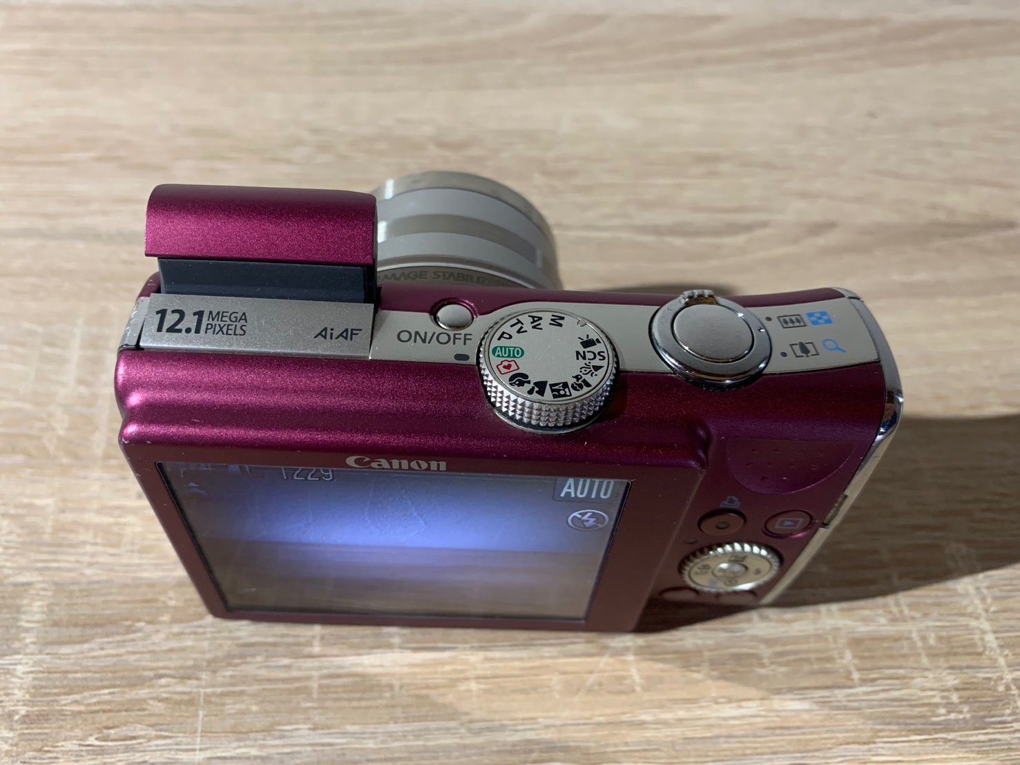 人気 6577 Canon PowerShot SX200 IS レッド デジカメ 2025年最新
