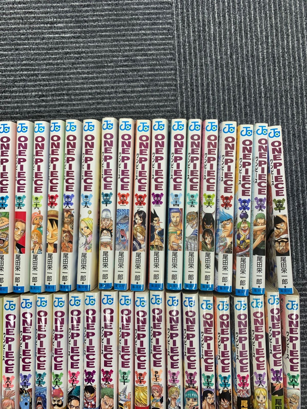 0 【ヤケや折れなどあり】ワンピース 1-92巻 まとめ売り 漫画 コミック 