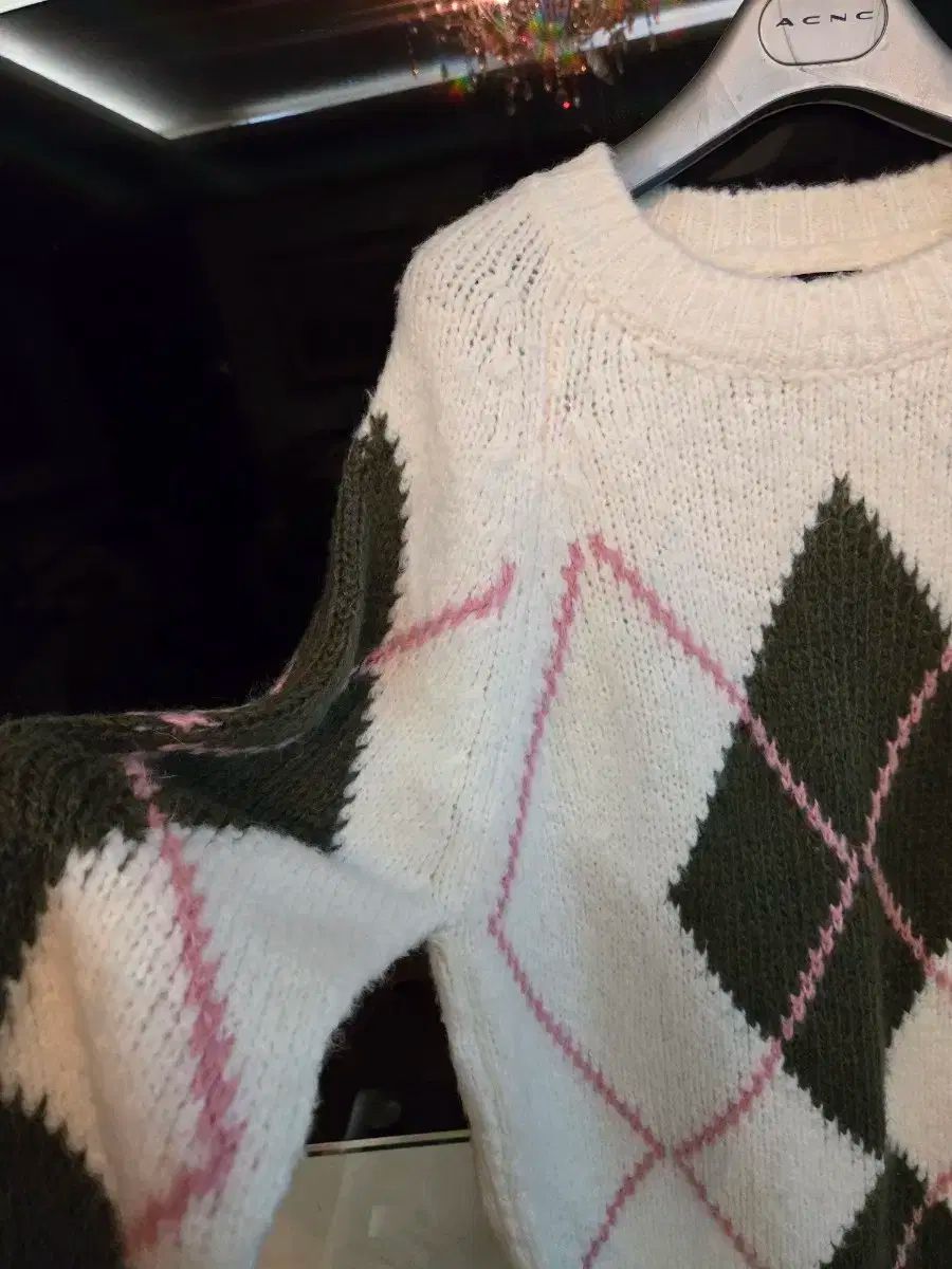 アーガイル ニット