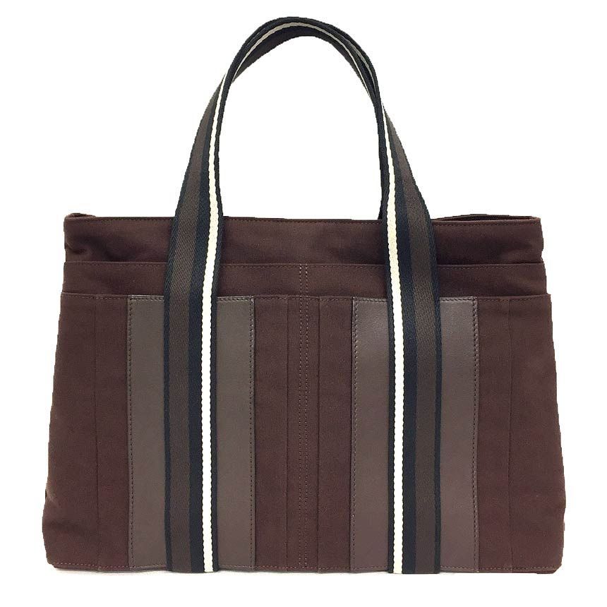 HERMES エルメス トロカオリゾンタルMM トートバッグ CHOCOLAT ブラウン aq11536