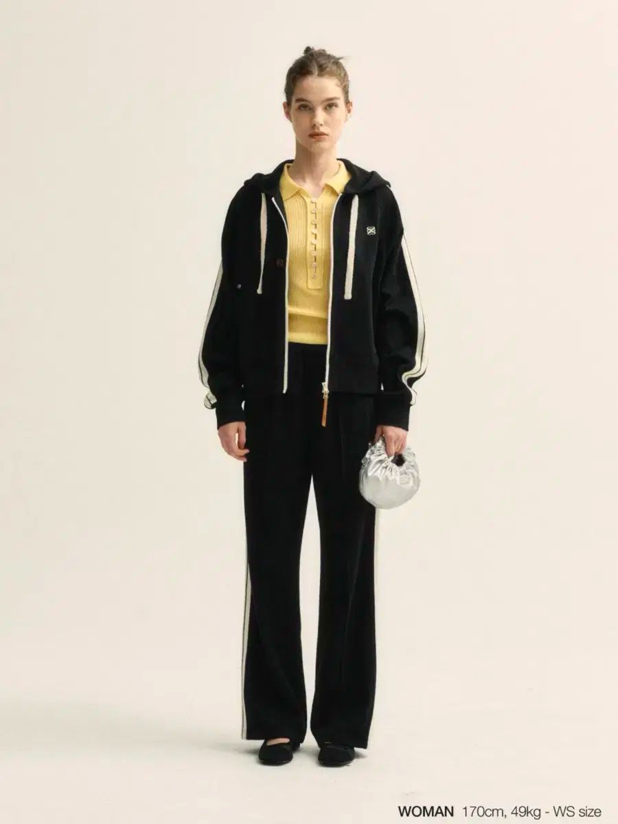  SATUR セター ローテン フード ジップアップ ブラック M パーカー トップス