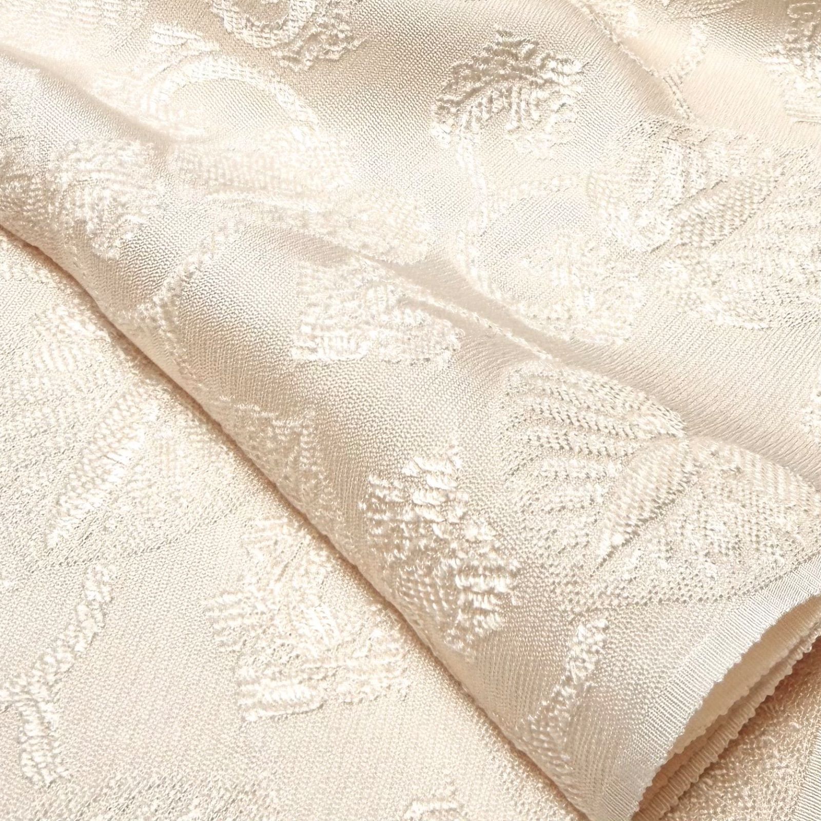  帯揚げ 渡敬 唐織 葵唐草 無地 0114 帯揚げ 帯留め 帯飾り