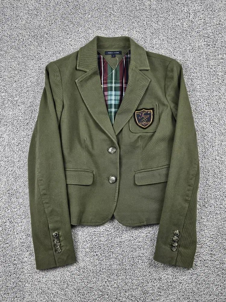 トミーヒルフィガー コットン ベーシック ブレーザー ジャケット 6 10180