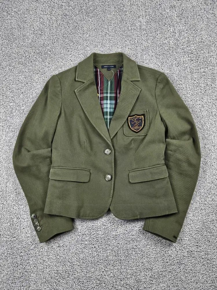 トミーヒルフィガー コットン ベーシック ブレーザー ジャケット 6 10180