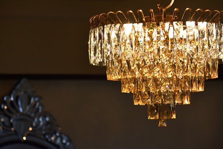 Topaz chandelier ゴールド シャンデリア - メルカリ