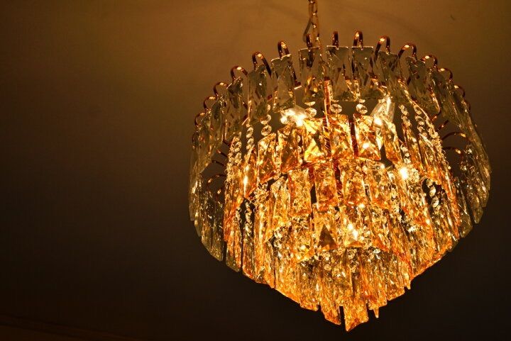 Topaz chandelier ゴールド シャンデリア - メルカリ