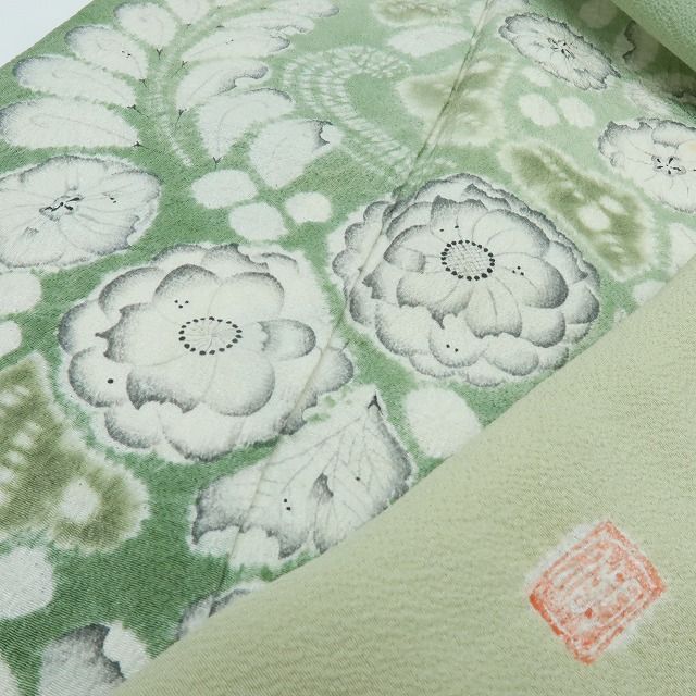 六花-RIKKA- 正絹 滝泰謹製 辻が花 絞り 訪問着 着物 A 3968