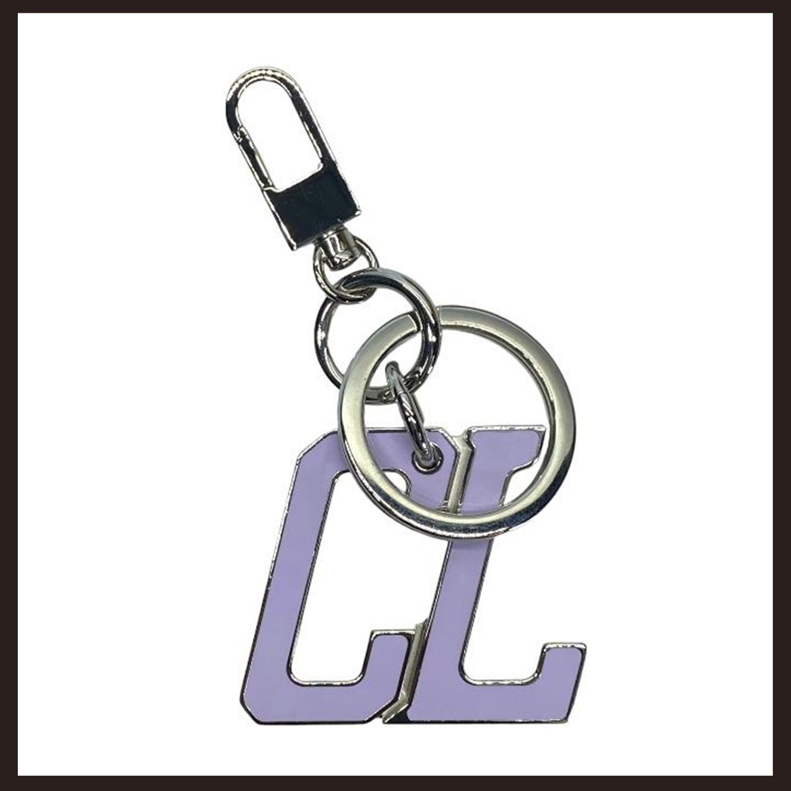 Christian Louboutin ハッピールイ キーホルダー パープル クリスチャンルブタン