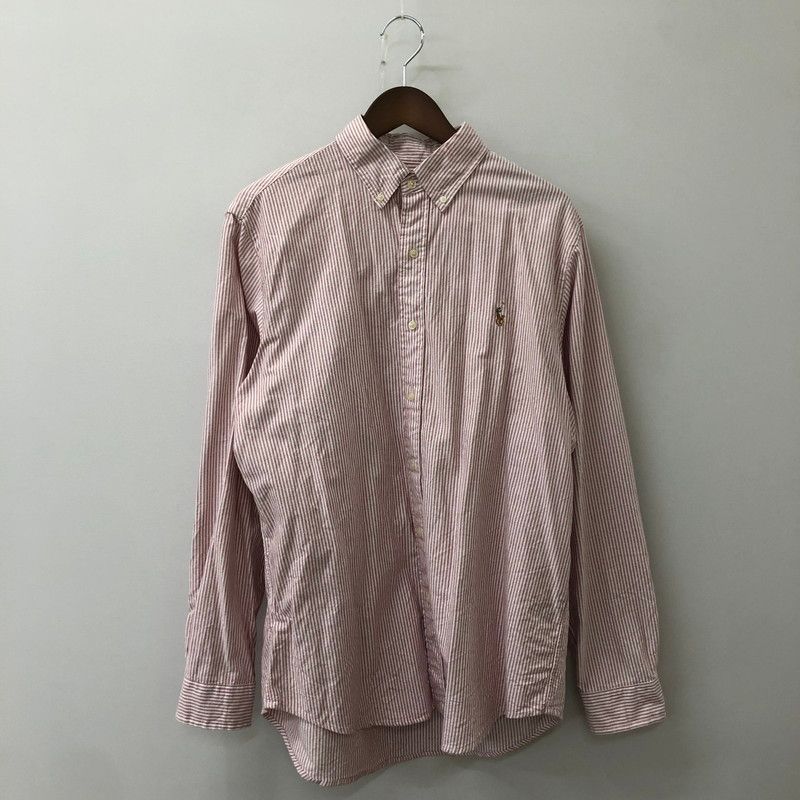 大人気，100%新品 【中古品】POLO RALPH LAUREN ポロ・ラルフローレン CLASSIC FIT L/S STRIPE B.D SHIRT クラシック フィット ストライプ ロングスリーブ ボタンダウンシャツ 長袖 【147-250602-KS-13-tei】 長袖シャツ