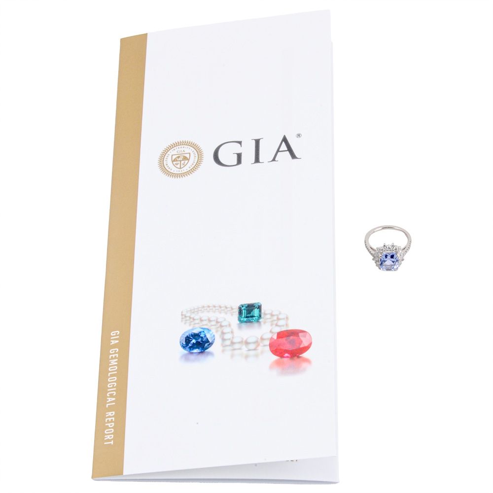  リング 指輪 サファイア 4.17 ct 約9号 Pt 900 5.7 g ブルー ダイヤモンド 0.65 プラチナ レディース リング 指輪 アクセサリー