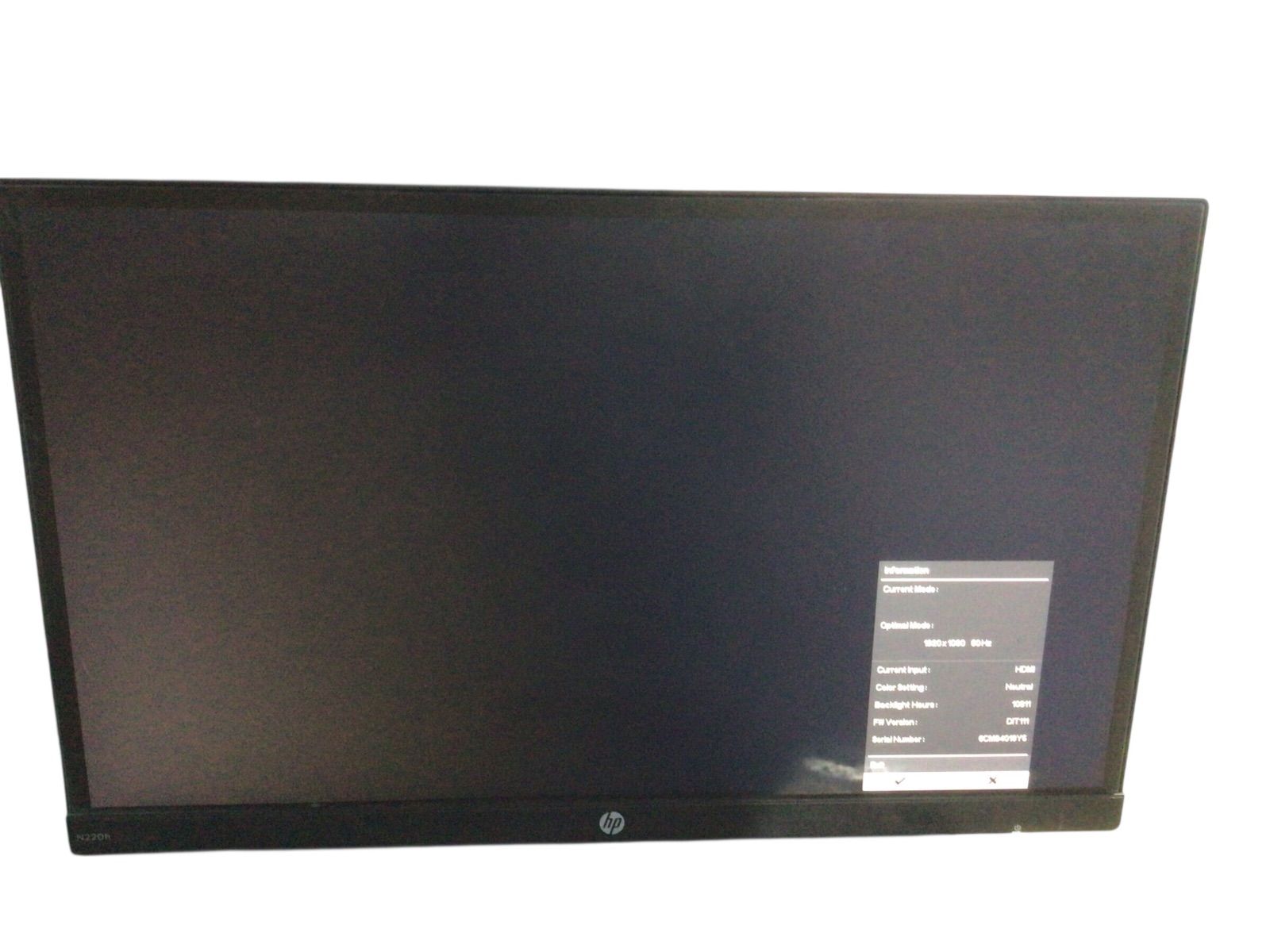 [中古] HP モニターN220H 21.5インチLCD Monitor HP N220h 21.5インチ 21．5 hpの通販 買え