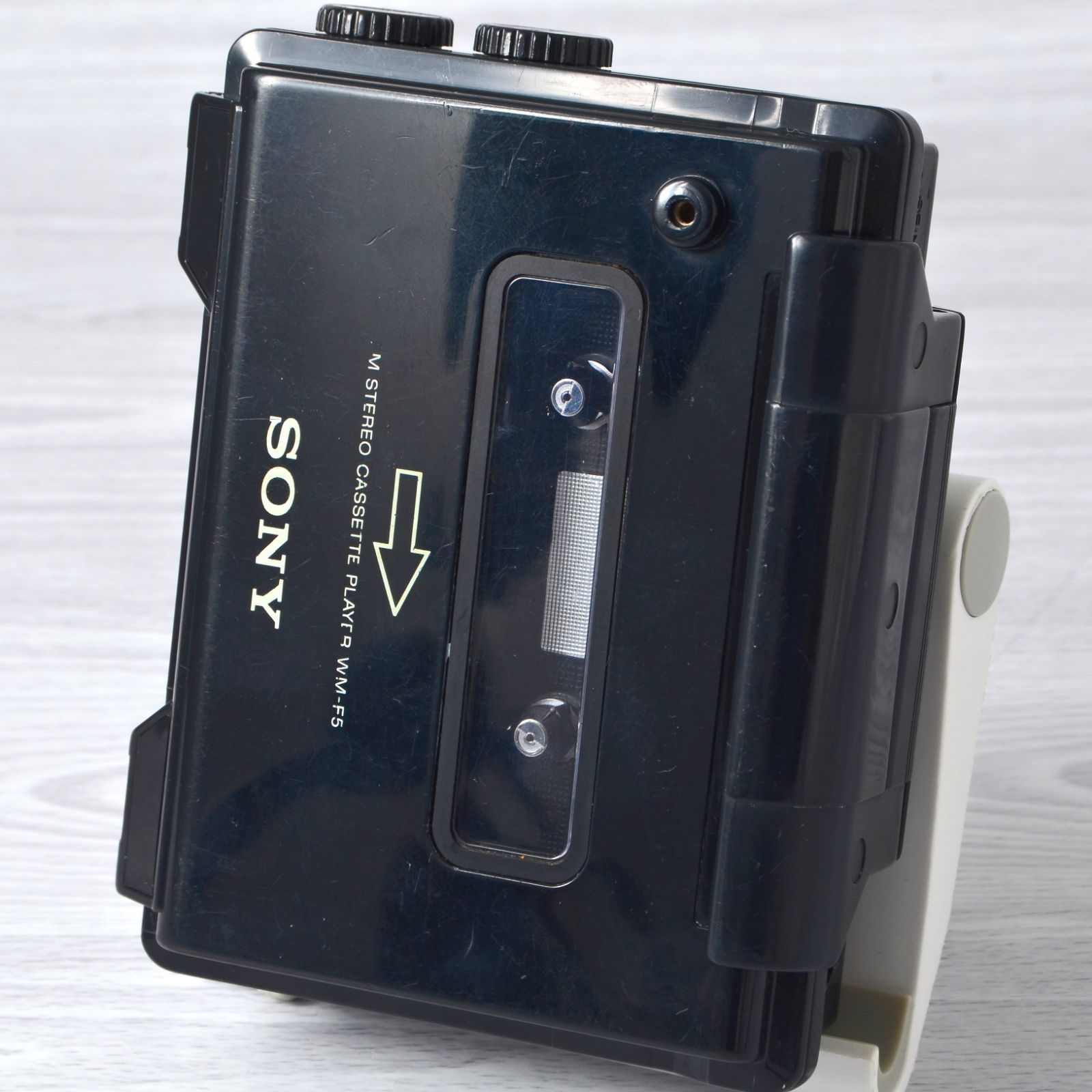 【動作確認済】SONY WALKMAN WM-F5 ブラック SONY WALKMAN WM-F5 スポーツウォークマン ブラック 整備済 TY283