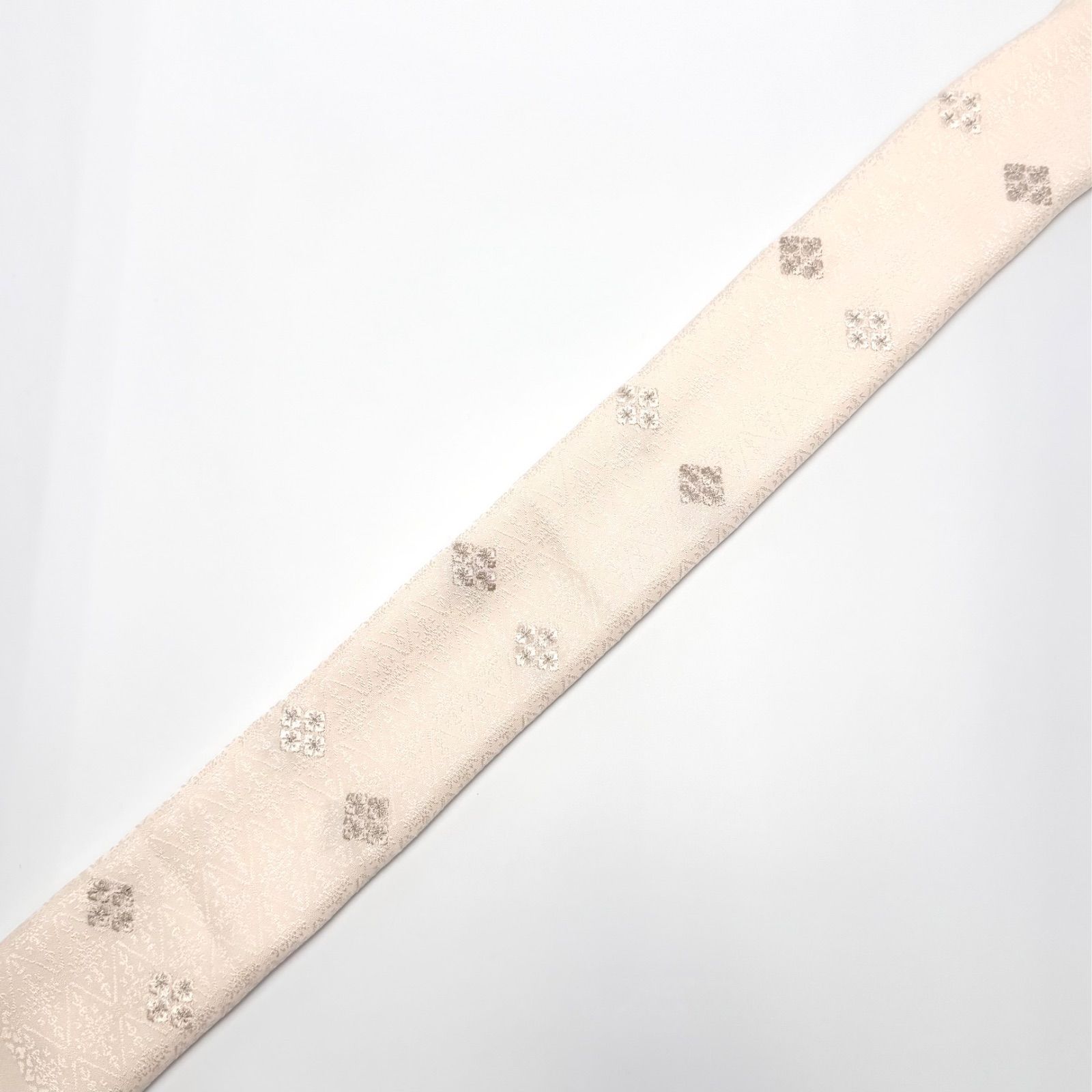  帯揚げ 和小物さくら 菱地紋 梅ちらし刺繍 0119 帯揚げ 帯留め 帯飾り