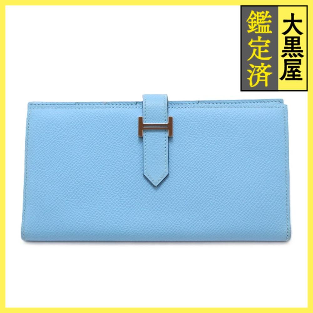 エルメス ベアンスフレ ヴォー･エプソン セレステ W刻印 460