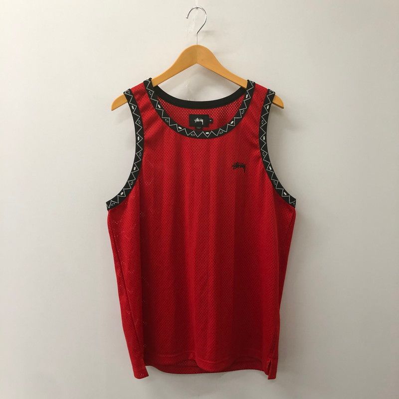 Mesh Tank タンクトップ STUSSY Stussy | - Big MESH ステューシー メンズ Paisley Cotton メッシュ Stüssy BIG