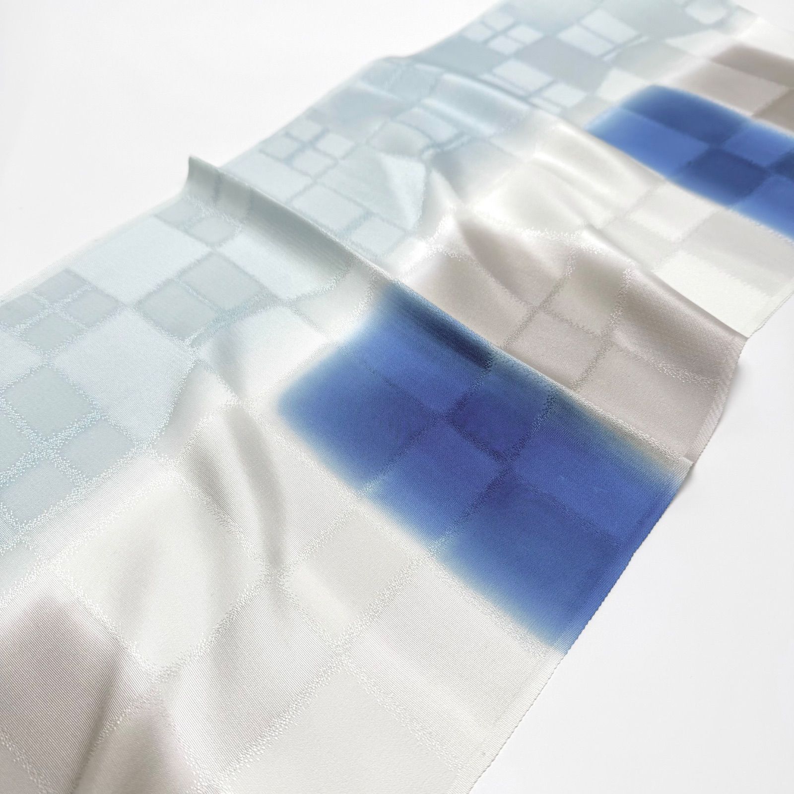 帯揚げ 渡敬 市松よろけ 立分ぼかし 0121