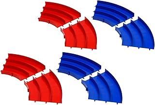 タミヤ ｼﾞｬﾊﾟﾝｶｯﾌﾟ Jr.ｻｰｷｯﾄ ｶｰﾌﾞ各4枚ｾｯﾄ 青/赤 69578 ミニ四駆