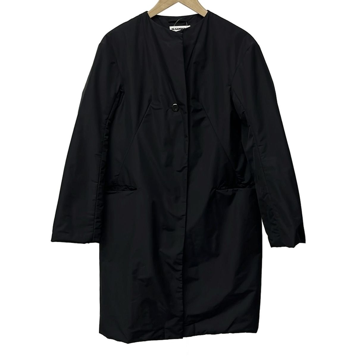 JILSANDER ジルサンダー コート サイズ38 S レディース - 黒 長袖 中綿 秋 冬
