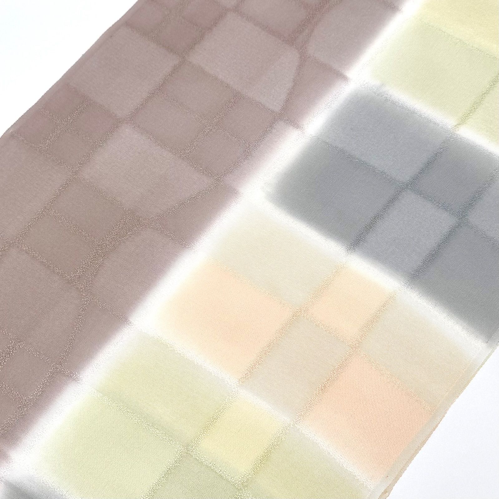 帯揚げ 渡敬 市松よろけ 立分ぼかし 0123