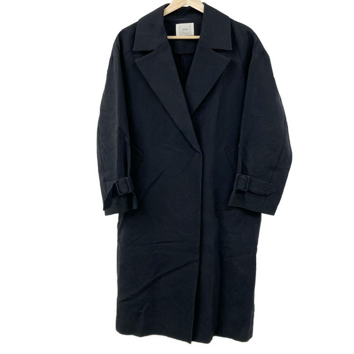 ☆イエナ コート ネイビー 38☆ 限定価格！【SLOBE IENA 】メルトン