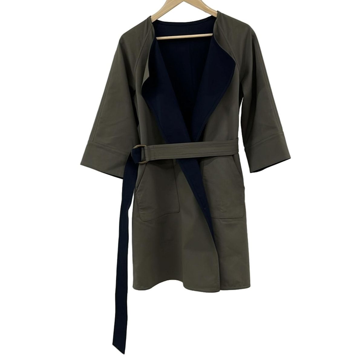 UNTITLED アンタイトル コート サイズ1 S レディース - カーキ 長袖 リバーシブル 春 秋