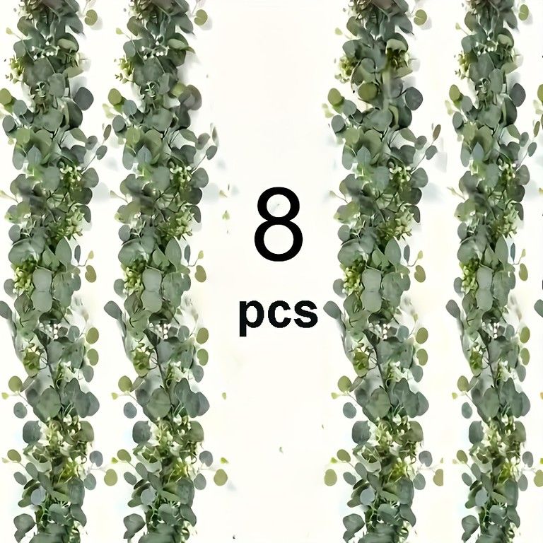 長さ自由自在】人工ユーカリガーランド 全長7m/3.6m/1.8m/0.9m 選べる4