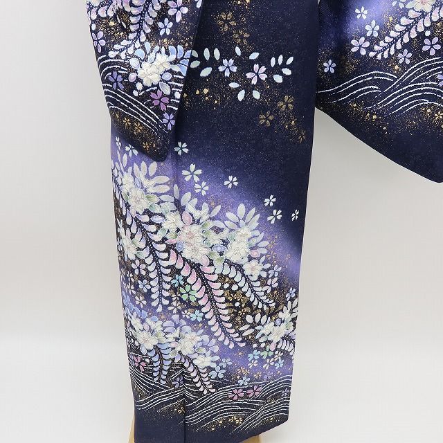 六花-RIKKA- 美品 正絹 翠山工房 桐屋の辻が花 金通し トールサイズ