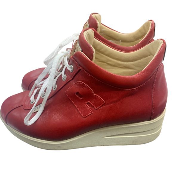 ルコライン RUCOLINE スニーカー 厚底 ウェッジソール 靴 シューズ 赤