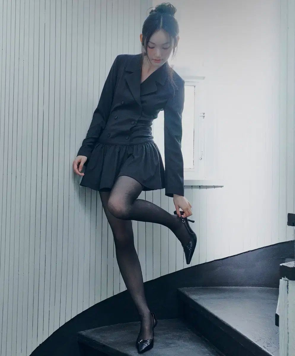 MUSINSA ペインオアプレジャー LIORA JACKET DRESS ジャケットワンピース