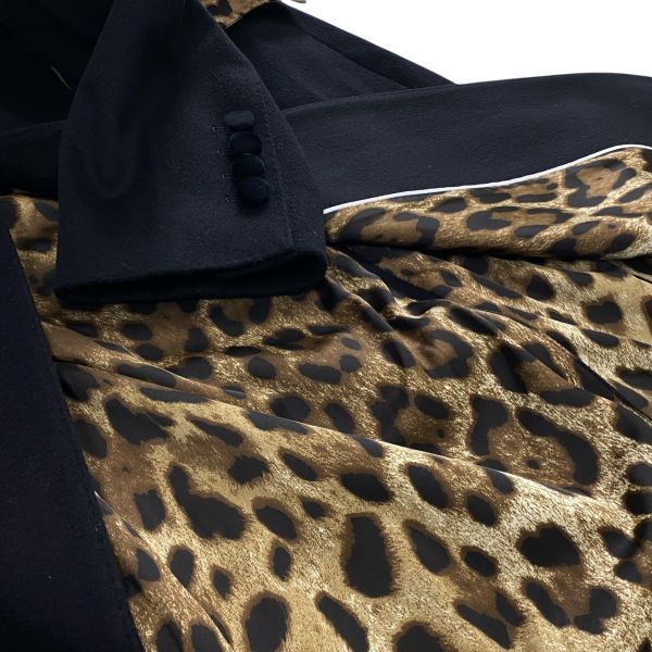 ○◇ ドルチェアンドガッバーナ D&G ロングコート レオパード柄