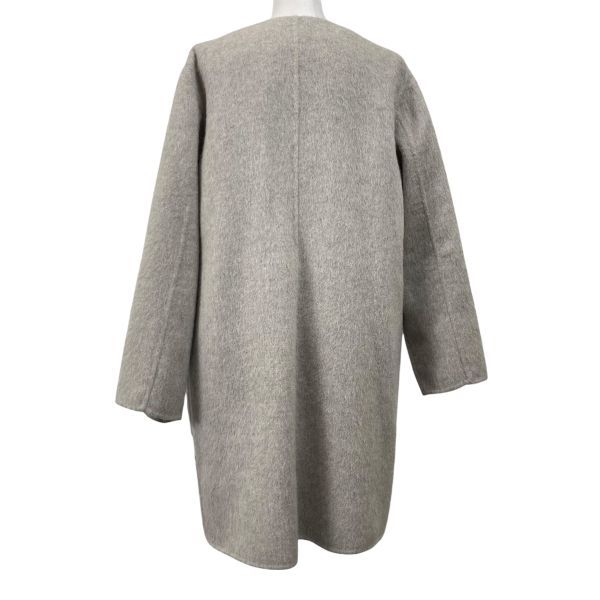 ○◇ セリーヌ CELINE ノーカラーコート 長袖 トリオンフ オープン