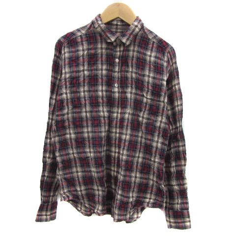 アダムエロペ Adam et Rope' シャツ ブラウス 長袖 チェック柄