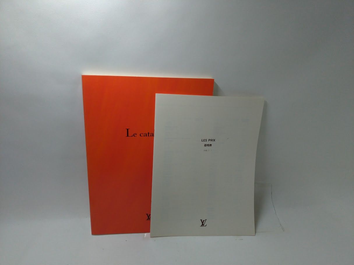おこルイヴィトン　本　ムック　カタログ　 ７冊セット売り ルイ・ヴィトン 1998年7月発行カタログ 価格表付き LE CATALOGUE LOUIS