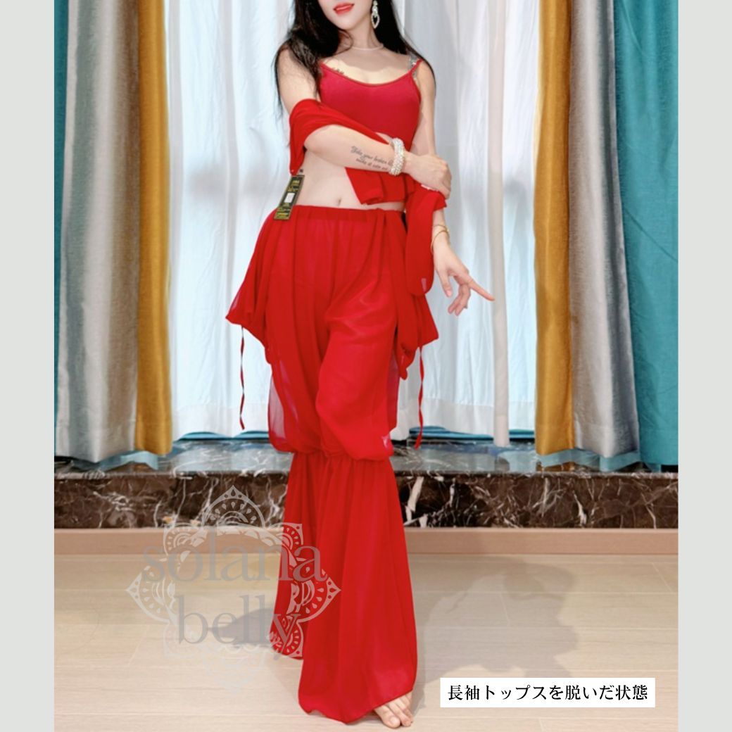 ワイドパンツセットアップ