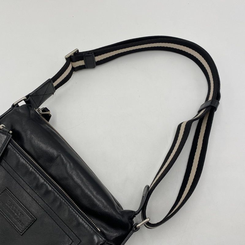 中古品】BALLY バリー TUSTON-SM SHOULDER BAG LEATHER タストン 
