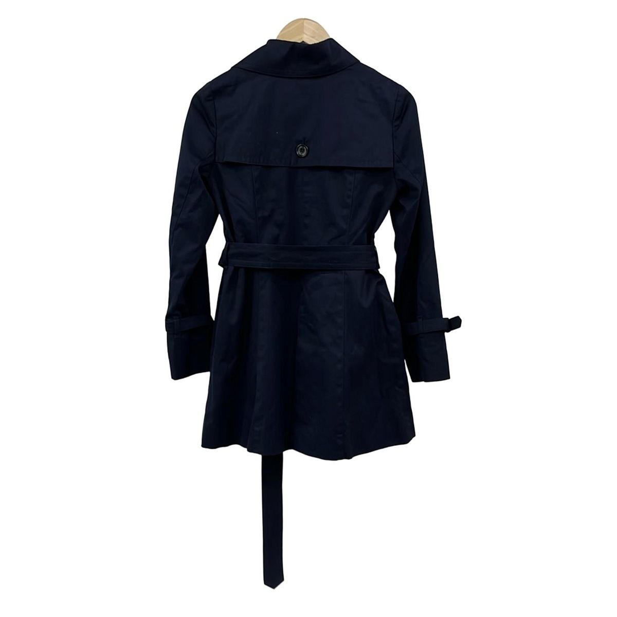 ブルーレーベルクレストブリッジ トレンチコート サイズ36 S レディース - ネイビー 長袖 ライナー取り外し可 秋 冬