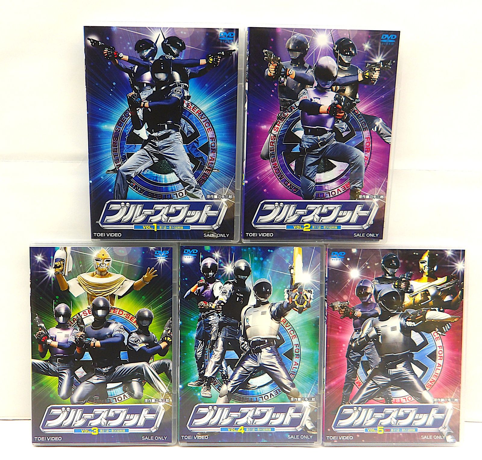 中古】 特撮DVD ブルースワット 全5巻セット - メルカリ