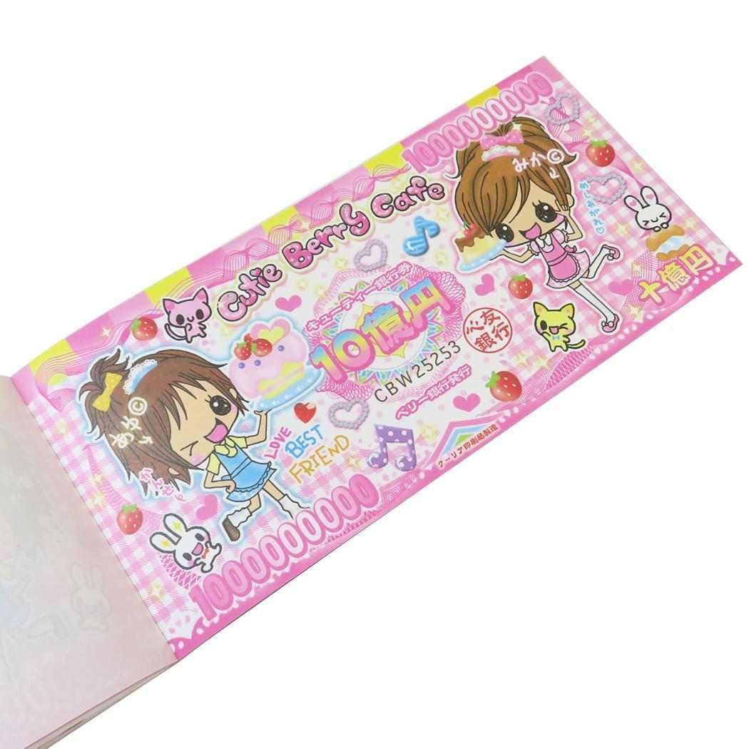 メール便】平成レトロファンシー メモ帳 お札メモ キューティベリー