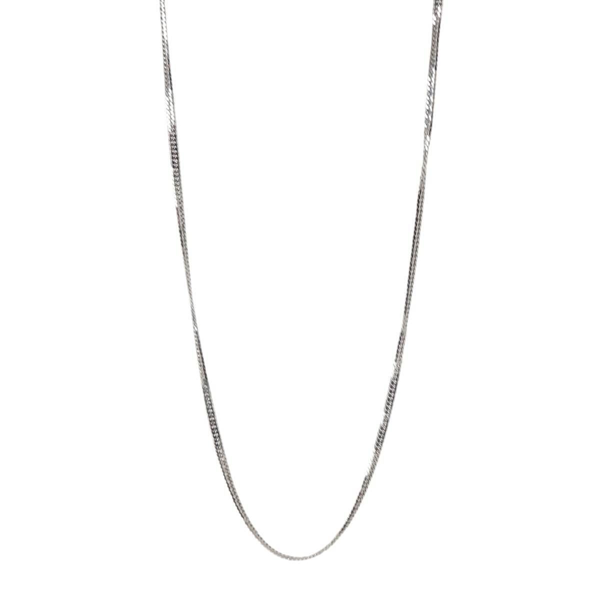 Pt 850 プラチナ 6面ダブル 喜平 ネックレス 50 2 cm 15 4 g KA 磨き仕上げ品 Aランク