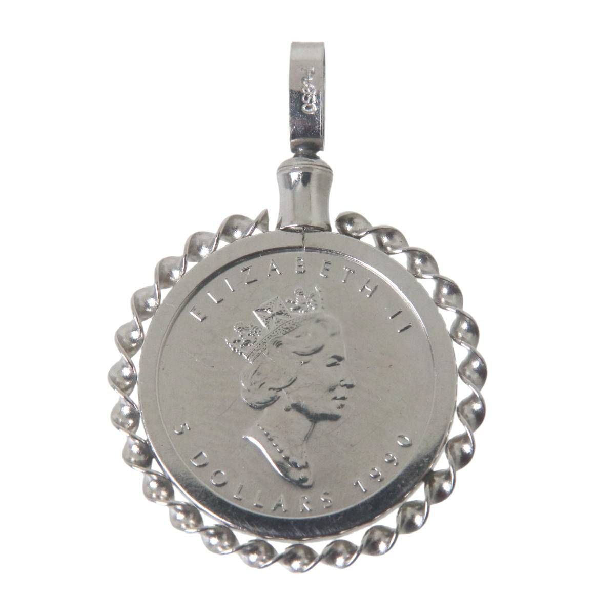 純プラチナ PT999.5 メイプルリーフ コイン 1/10OZ ペンダント トップ 枠Pt850 KA Bランク 1個売り】 コイン空枠パーツ  PT850 プラチナ メイプルリーフプラチナ貨1/10オンス専用 ペンダントトップ枠 ネジ止め式 フレームパーツ : ジュエリー&ネックレス  RUBBY - 通販 ...